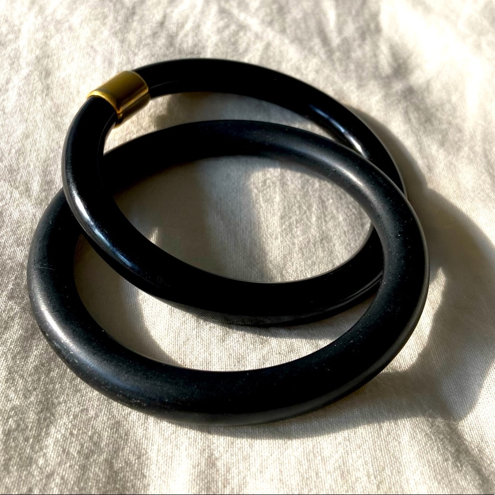 Double bakelite bangle - Picture 2 of 3